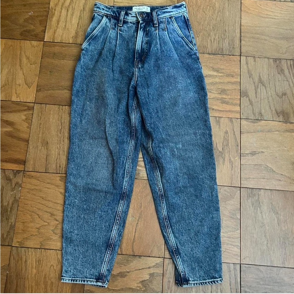 Abercrombie & Fitch Dark Blue High Rise Jeans